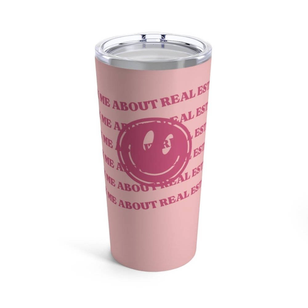 Elevate Your Sips: Realtor 20oz Stainless Steel Tumbler, Coffee Cup